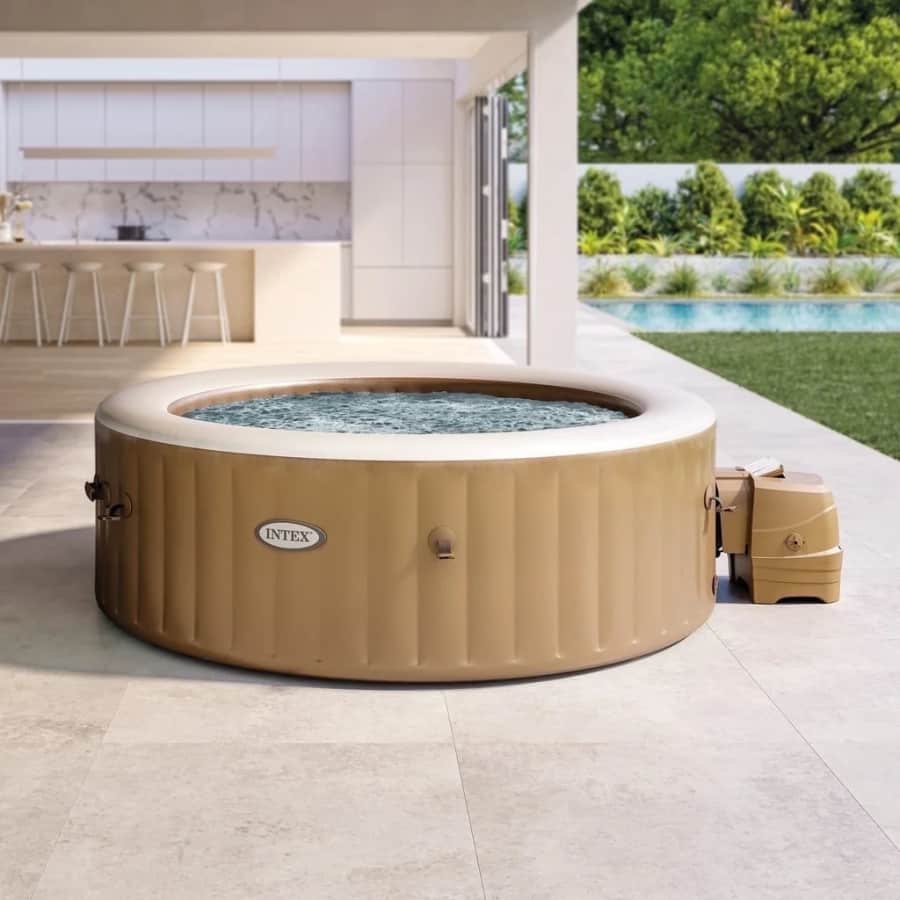 Intex 6-Person PureSpa Bubble Massage Inflatable Hot Tub w/ Cover: $400 Intex 6-Person PureSpa Bubble Massage Inflatable Hot Tub w/ Cover: $400
