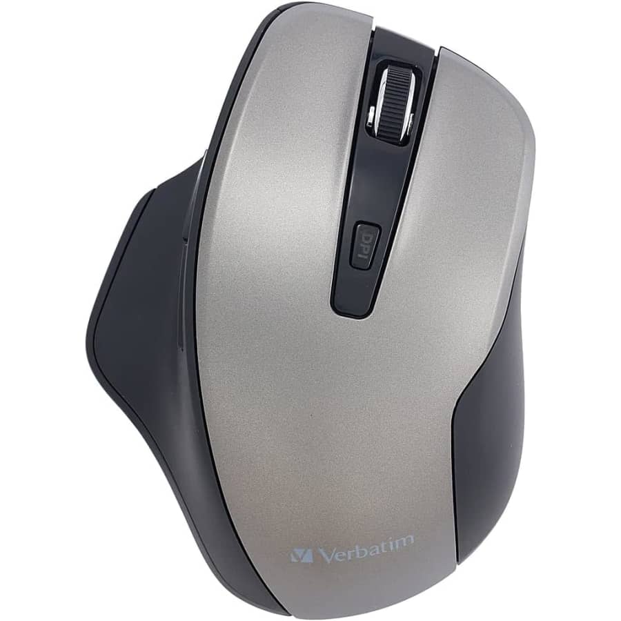 Verbatim 2.4G Wireless Ergonomic LED Silent Mouse: $13