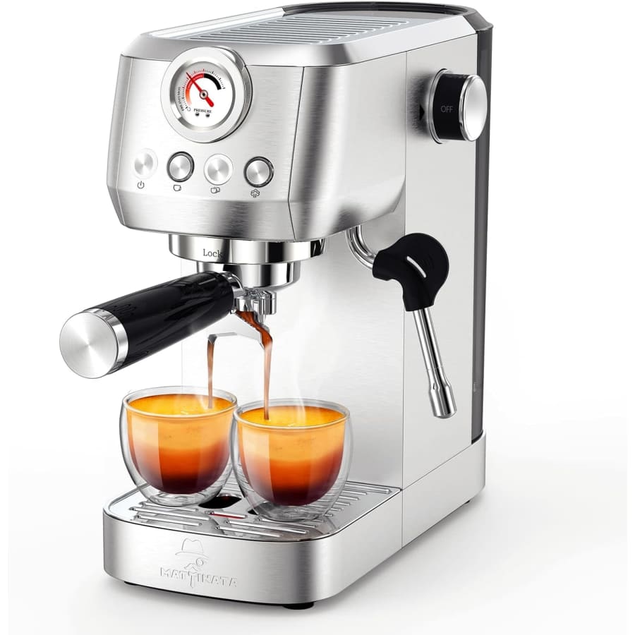 Mattinata 20-Bar Espresso Machine w/ Frother: $109.99