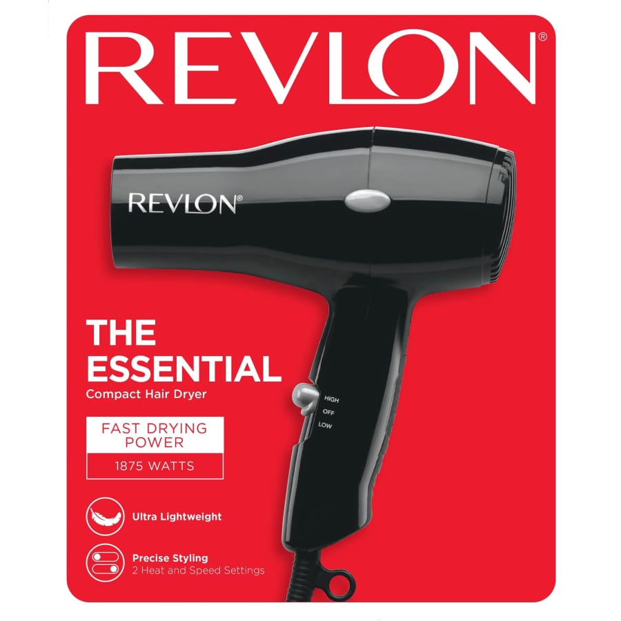 Revlon The Essential 1,875W Compact Hair Dryer: $10.97