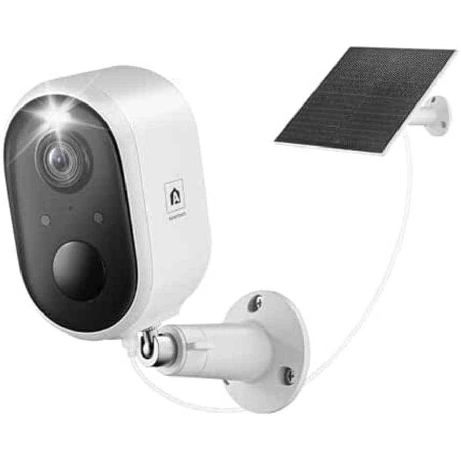 Aurumbach 2K Wireless Solar-Powered Outdoor Security Camera: $26.99