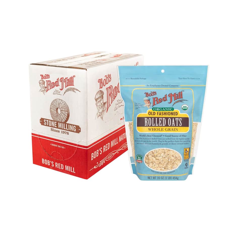 Bob's Red Mill Organic Old Fashioned Rolled Oats 16-oz. 4-Pack: $9.71 via Sub & Save