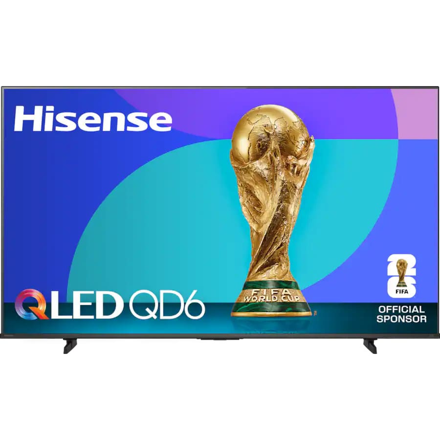 Hisense QD6 Series 75QD6QF 75" 4K HDR QLED UHD Smart TV: $380 Hisense QD6 Series 75QD6QF 75" 4K HDR QLED UHD Smart TV: $380