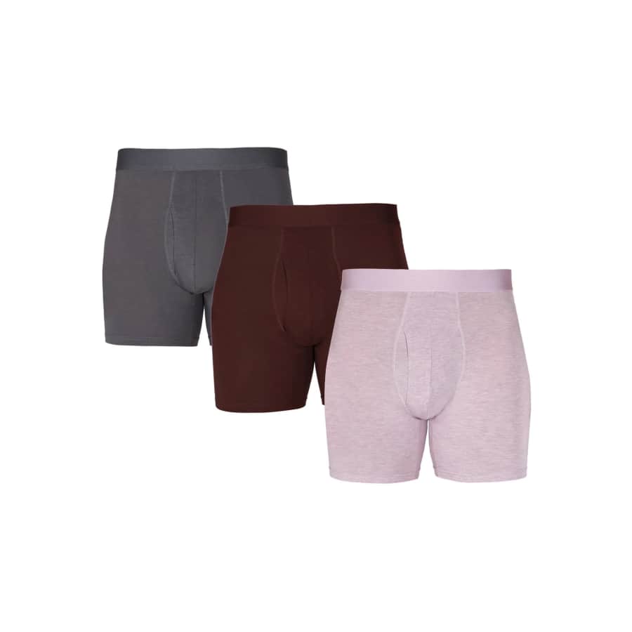 George Men's Soft Touch Rayon Boxer Brief 3-Pack: $4.50