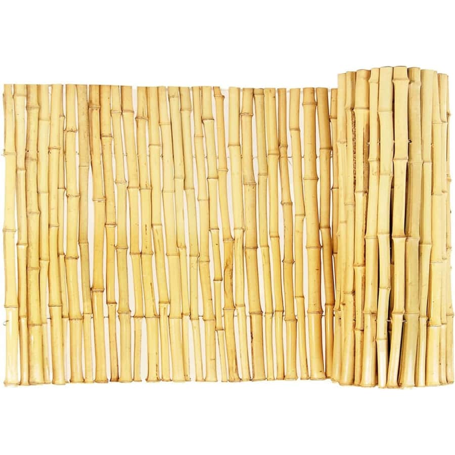 Backyard X-Scapes 3x8-Foot Natural Bamboo Fencing Decorative Rolled Fence Panel: $65 Backyard X-Scapes 3x8-Foot Natural Bamboo Fencing Decorative Rolled Fence Panel: $65