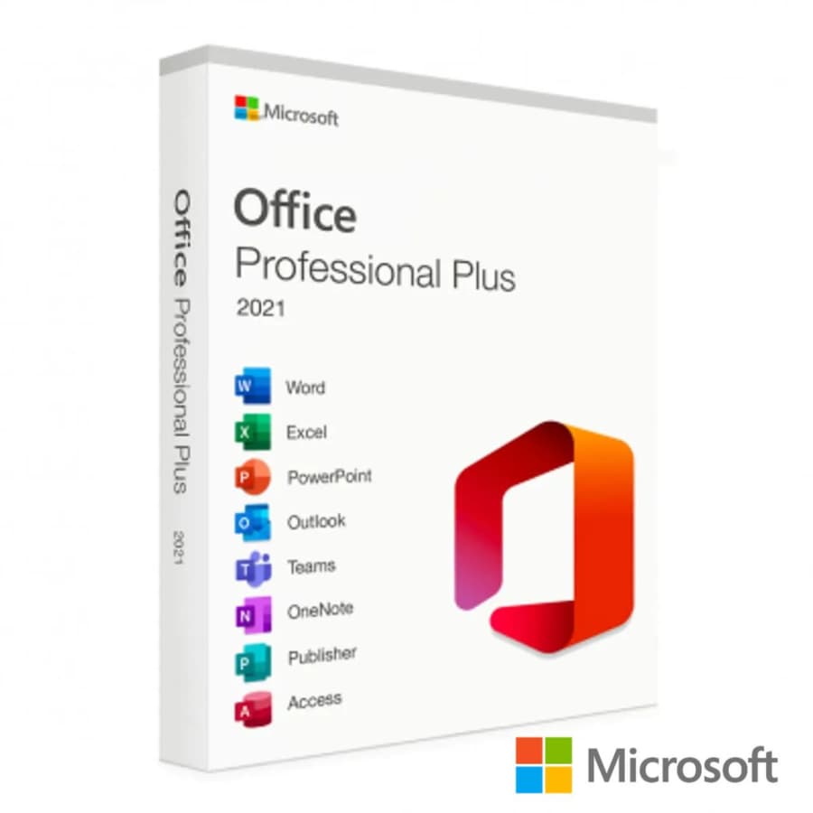 Microsoft Office Professional Plus 2021 Lifetime License for PC: $25