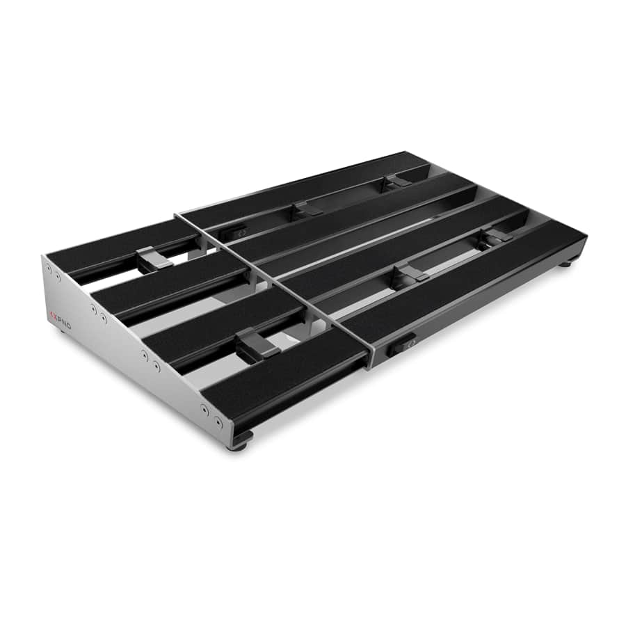 D'Addario XPND Expandable 2-Row Pedal Board: $170