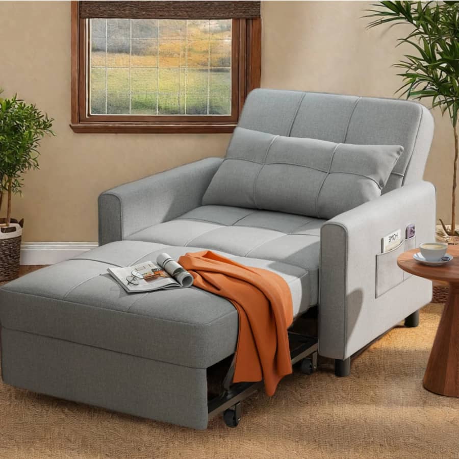 Lofka Recliner w/ Pull Out Bed: $140
