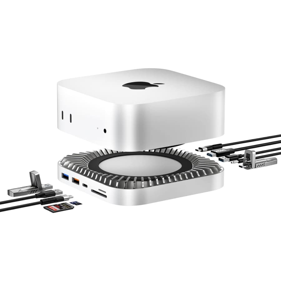 RayCue Dock, Aluminum Stand, & HDMI Hub for Mac mini M4: $59.99 RayCue Dock, Aluminum Stand, & HDMI Hub for Mac mini M4: $59.99