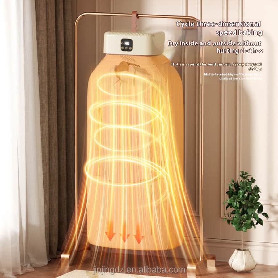 600W Foldable Compact Mini Dryer Machine: $9.21