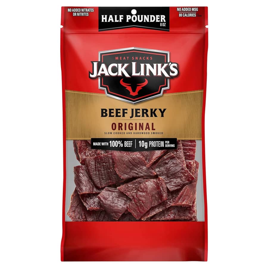 Jack Link's ½ Pounder Beef Jerky: $8.35 via Sub & Save Jack Link's ½ Pounder Beef Jerky: $8.35 via Sub & Save