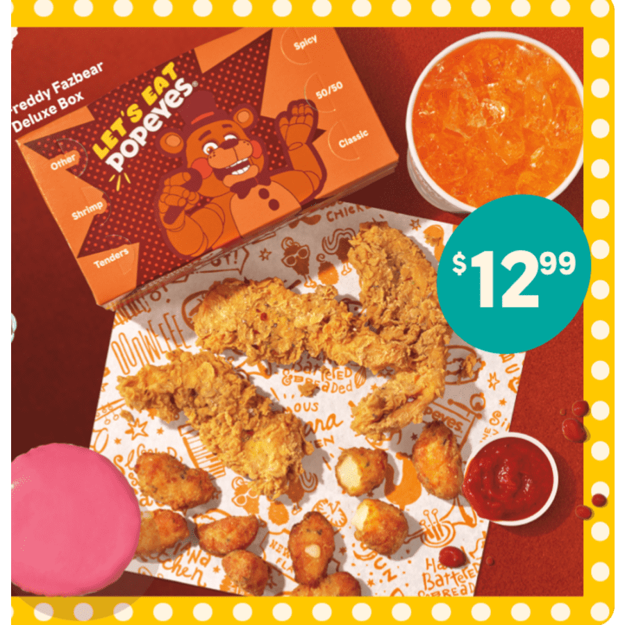Popeye's Hunger's Worst Nightmare Meal: $13