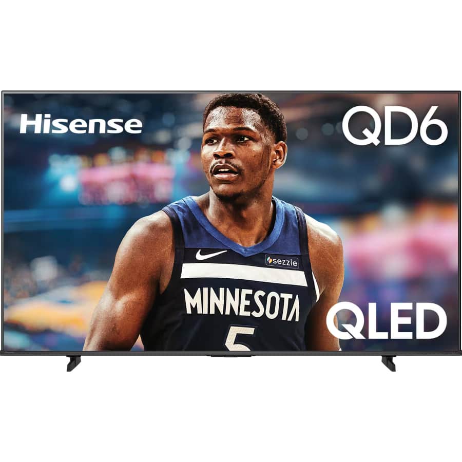 Hisense QD65 Series 65QD65NF 65" 4K HDR QLED UHD Smart TV: $340