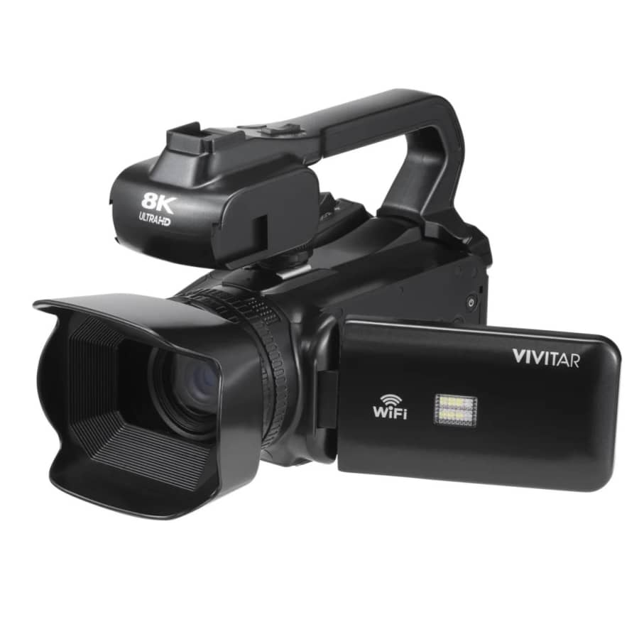 Vivitar 8K Studio Video Camcorder: $90