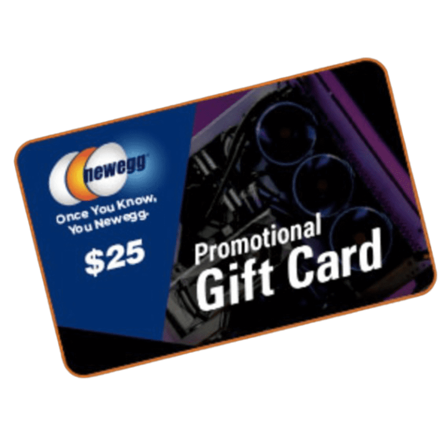 $25 Newegg Gift Card: Free with a purchase of $250