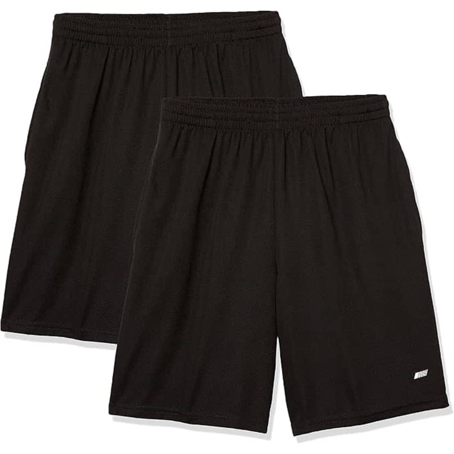 Amazon Essentials Men's Performance Tech Shorts 2-Pack: $10