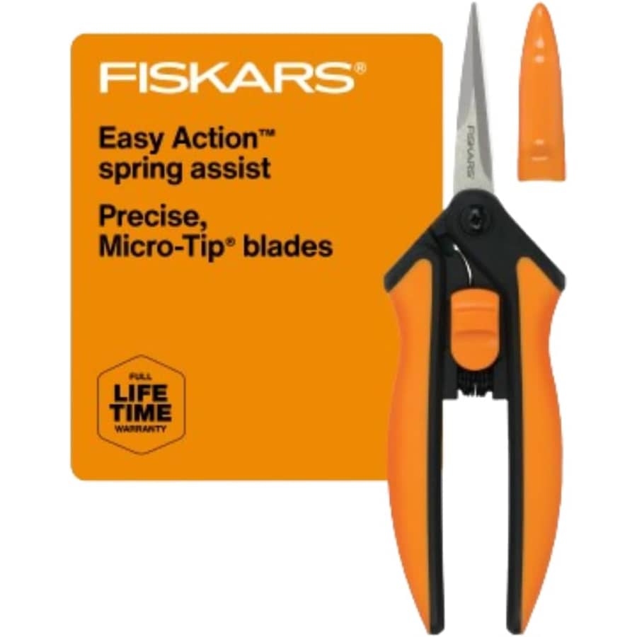 Fiskars 6" Micro-Tip Pruning Snips: $9 Fiskars 6" Micro-Tip Pruning Snips: $9