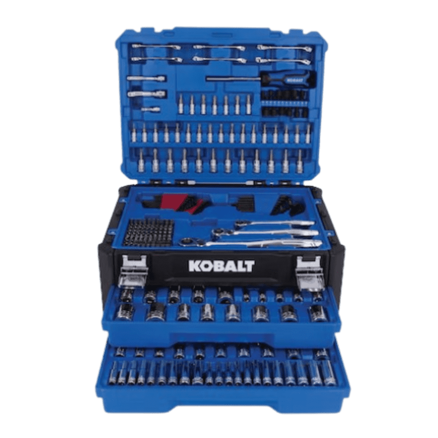 Kobalt 297-Piece Standard SAE and Metric Mechanics Tool Set: $99 Kobalt 297-Piece Standard SAE and Metric Mechanics Tool Set: $99
