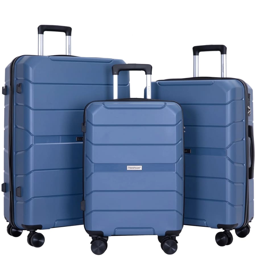Travelhouse 3-Piece Hardside Luggage Set: $85