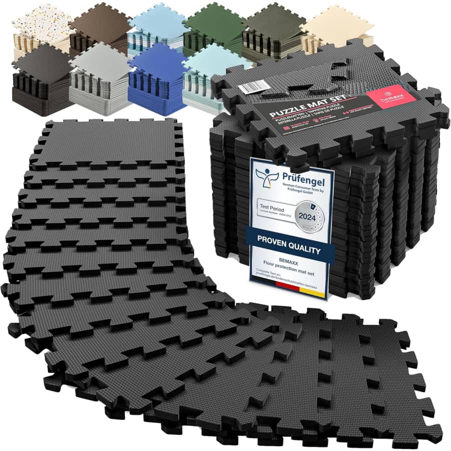 Interlocking EVA Foam Floor Mat 18-Pack: $28