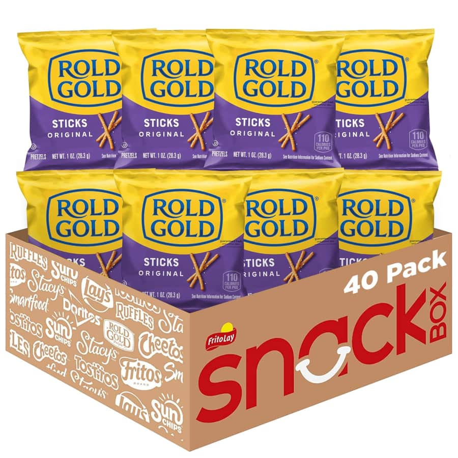 Rold Gold 1-oz. Sticks Pretzels 40-Pack: $16 via Sub & Save Rold Gold 1-oz. Sticks Pretzels 40-Pack: $16 via Sub & Save