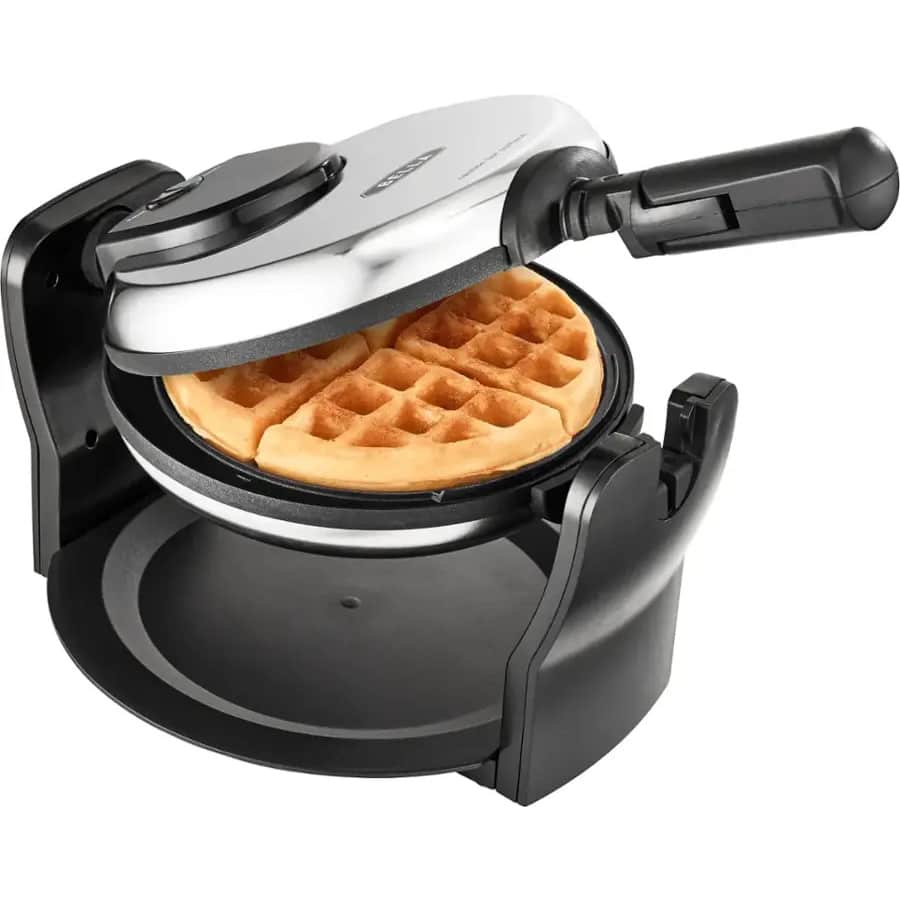 Bella Nonstick Rotating Belgian Waffle Maker: $15 Bella Nonstick Rotating Belgian Waffle Maker: $15