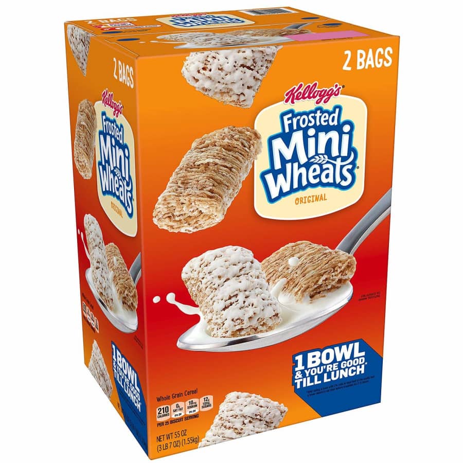 Kellogg's Frosted Mini Wheats 55-oz. Box: $7.76 Kellogg's Frosted Mini Wheats 55-oz. Box: $7.76