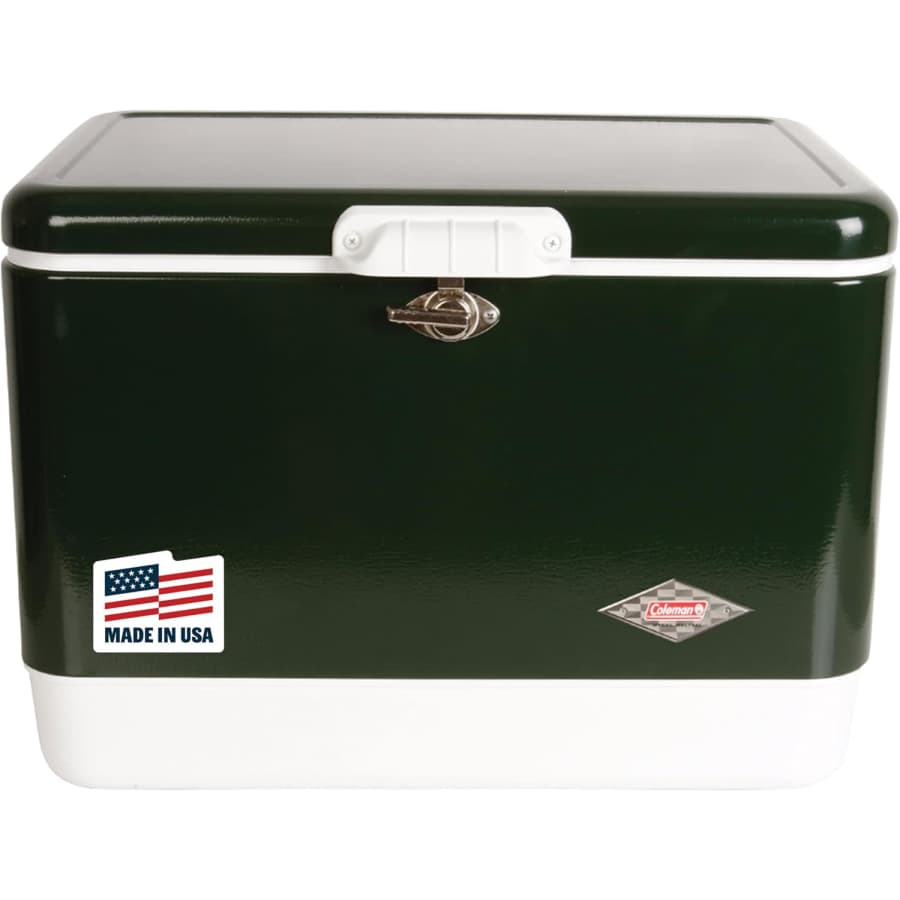 Coleman Vintage 54-Quart Steel Belted Cooler: $130 Coleman Vintage 54-Quart Steel Belted Cooler: $130