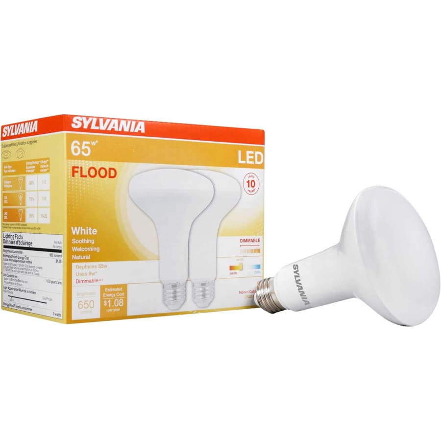 Sylvania LED BR30 Flood Light Bulb 2-Pack: $3.29