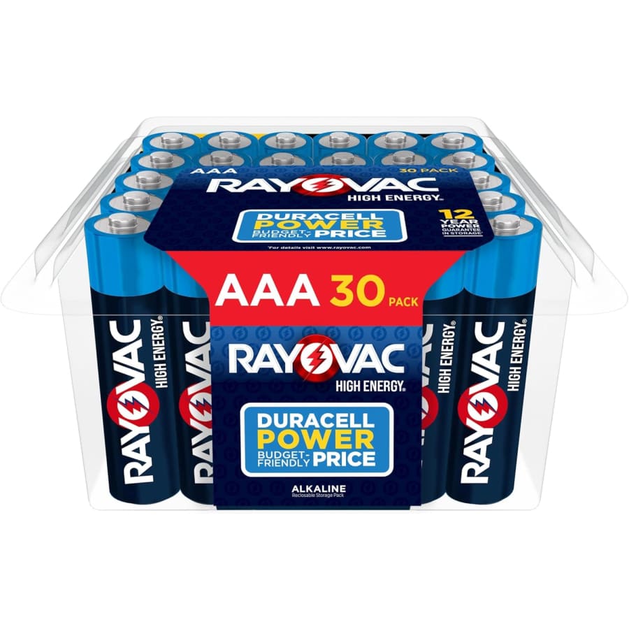 Rayovac High Energy AAA Batteries 30-Pack: $9.61 via Sub & Save