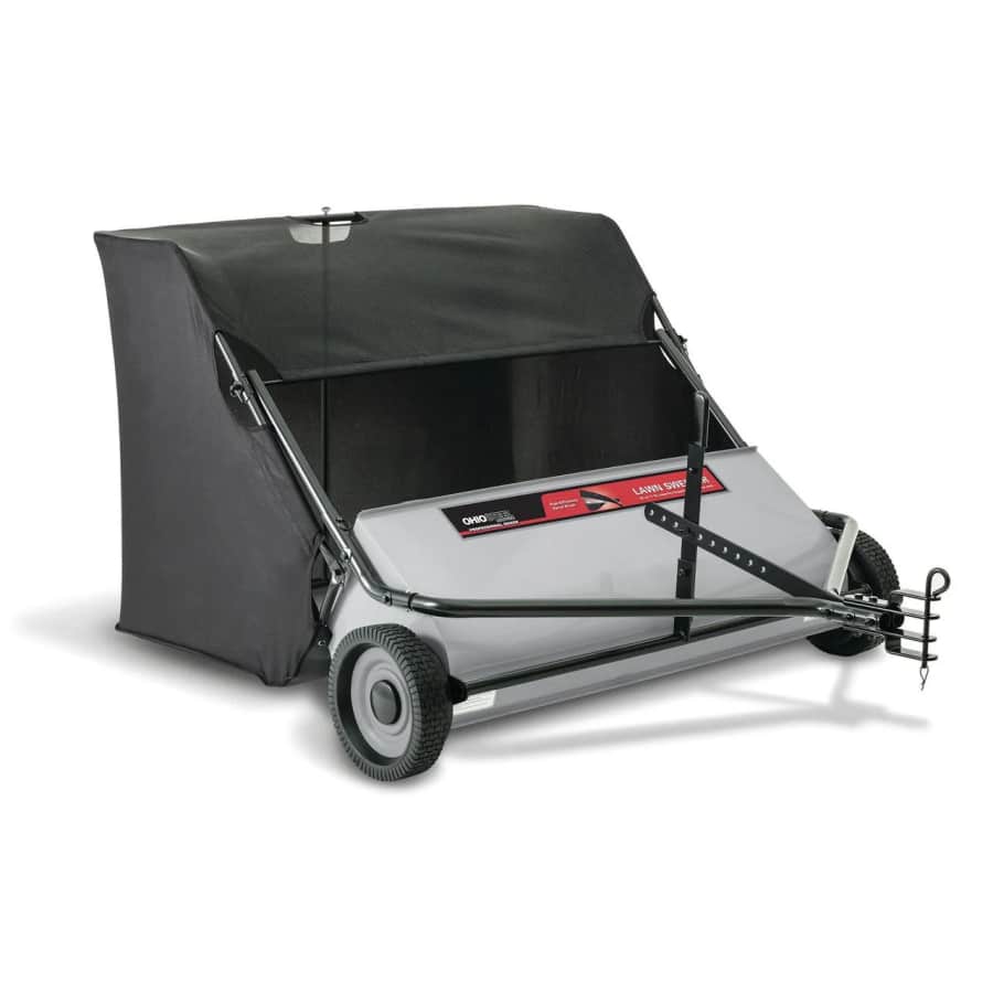 Ohio Steel Tow Behind Lawn Sweeper: $249 Ohio Steel Tow Behind Lawn Sweeper: $249