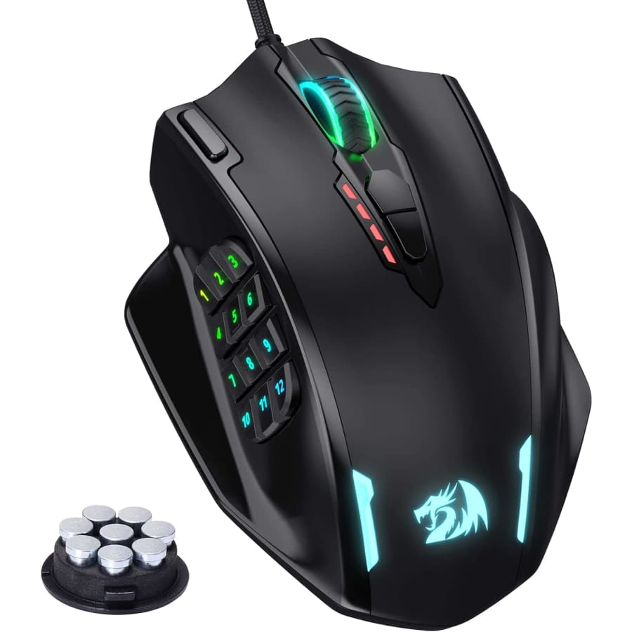 Redragon M908 Impact RGB LED MMO Gaming Mouse: $23 Redragon M908 Impact RGB LED MMO Gaming Mouse: $23