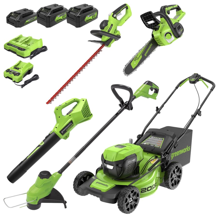 Greenworks 48V Cordless Garden Tool Combo Kit: $598