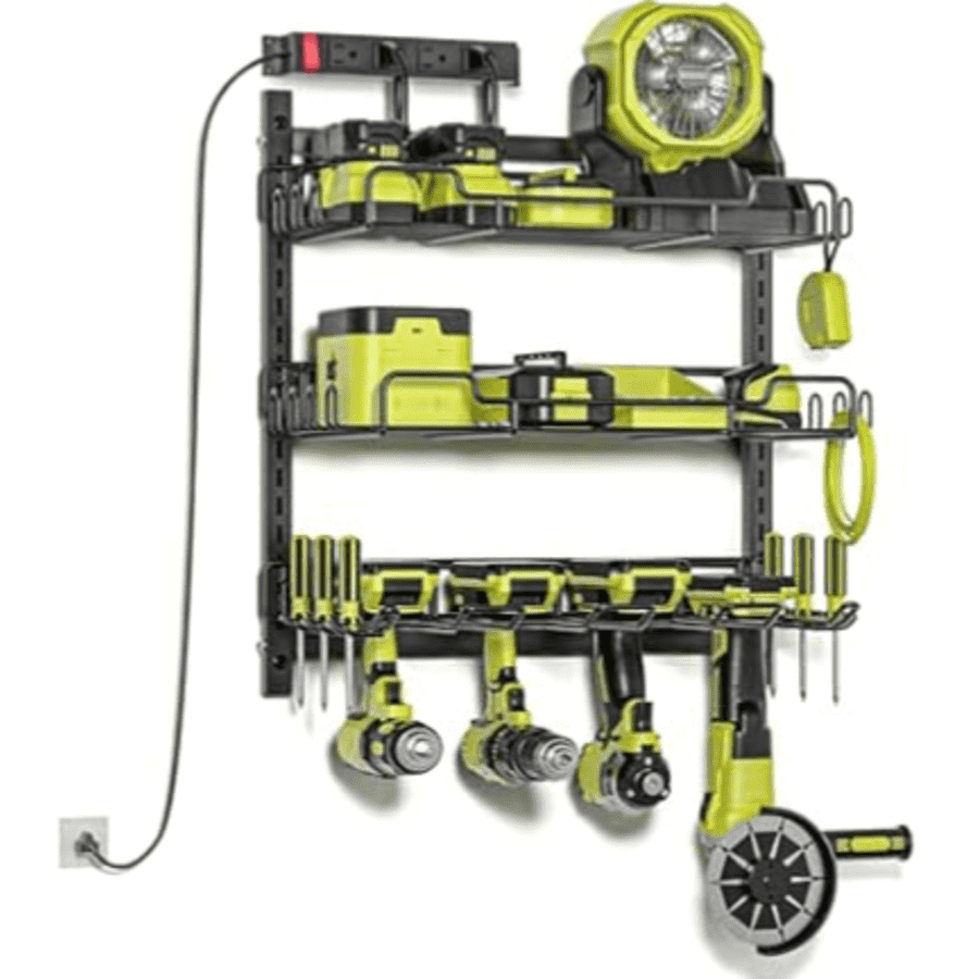 3-Shelf Tool Organizer Charging Station: $23 3-Shelf Tool Organizer Charging Station: $23