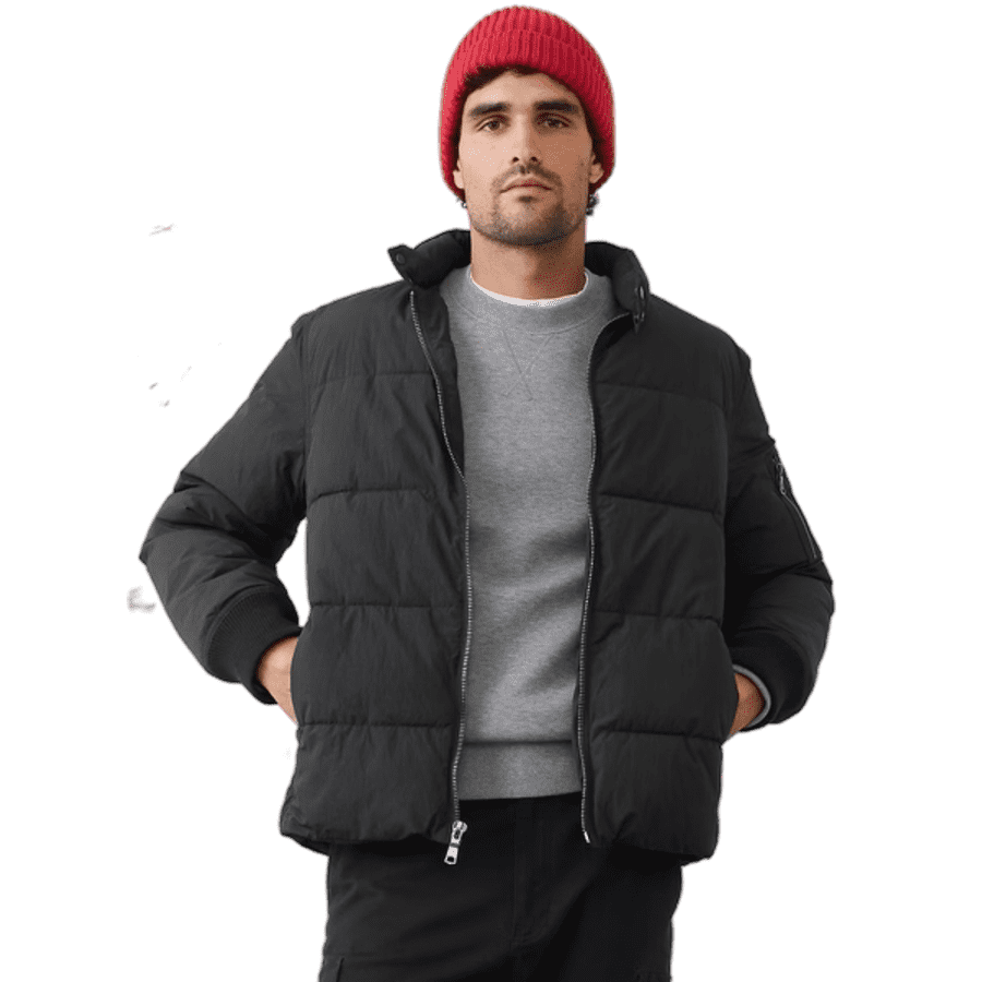 Banana Republic Factory Utility Puffer Jacket: $49.98
