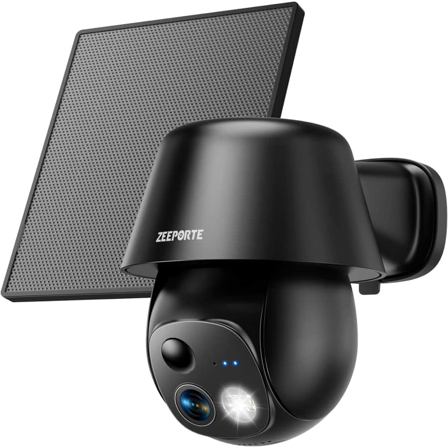 Zeeporte Solar 360° Wireless Security Camera: $20.99 Zeeporte Solar 360° Wireless Security Camera: $20.99