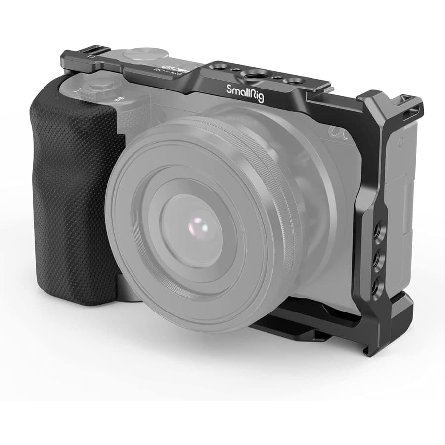 SmallRig Cage for Sony ZV-E10 with Silicone Handle: $42 SmallRig Cage for Sony ZV-E10 with Silicone Handle: $42