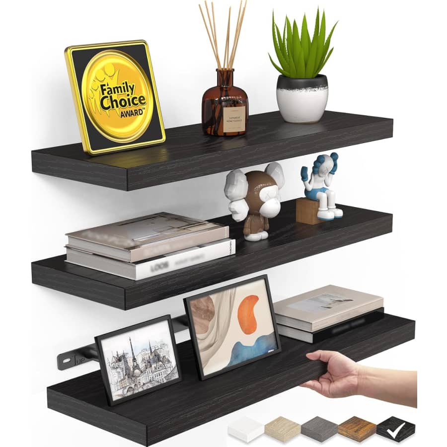 Set of 3 Floating Shelves: $20