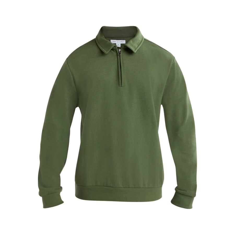 Free Assembly Men's Quarter-Zip Fleece Pullover: $8