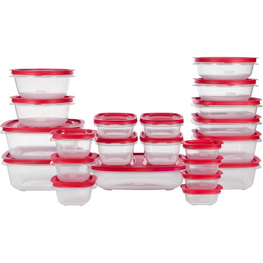 Rubbermaid EasyStore 44-Piece Food Storage Set: $40