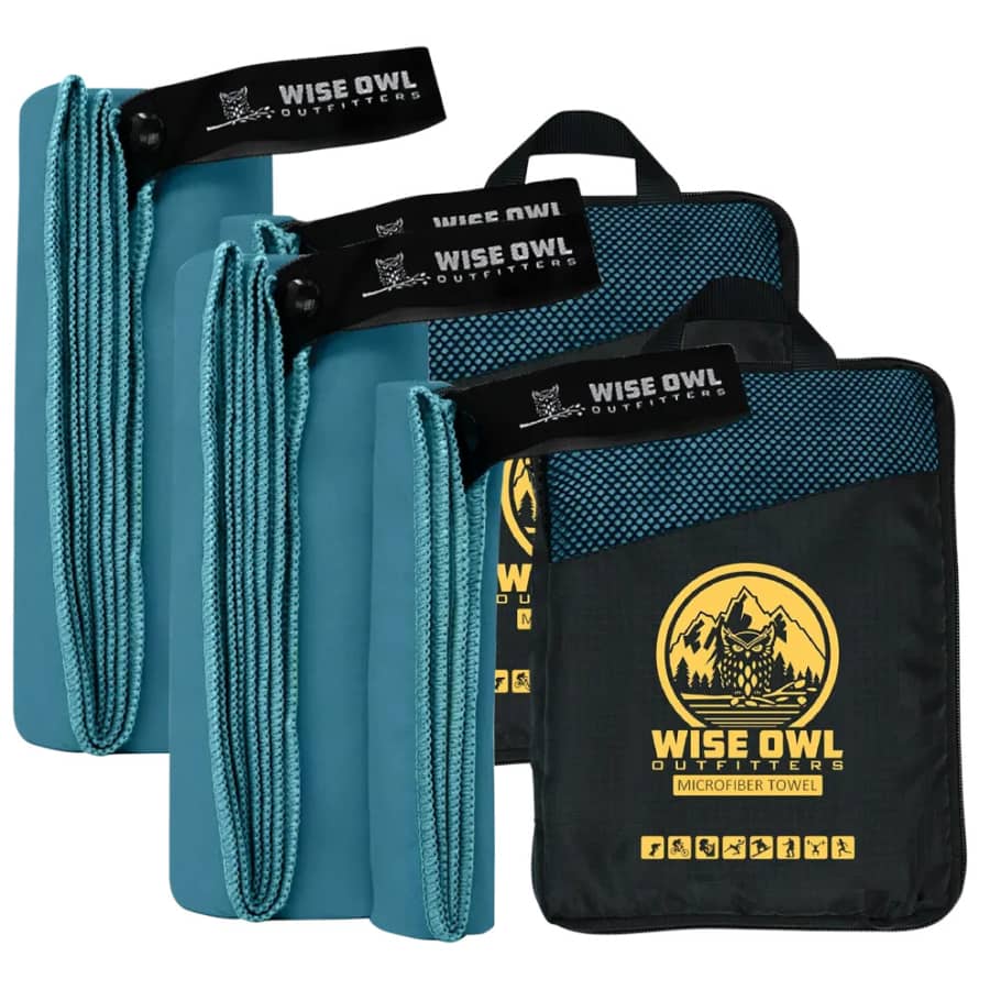 Wise Owl Outfitters Camping Towel 2-Pack: $8.99 Wise Owl Outfitters Camping Towel 2-Pack: $8.99