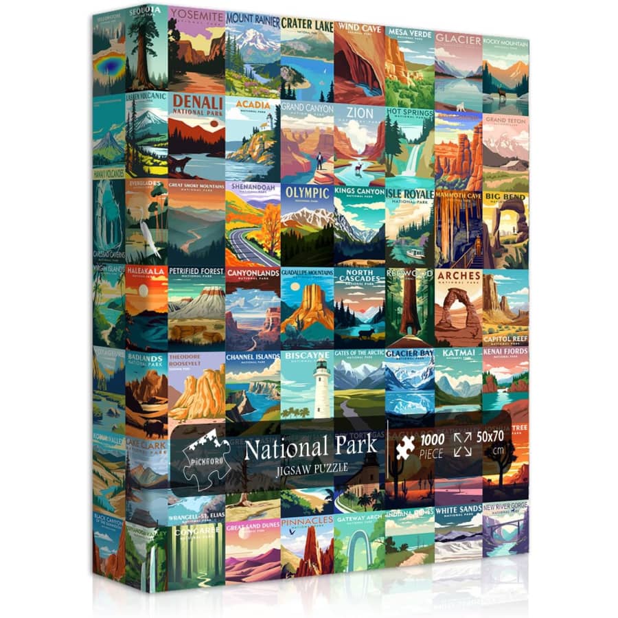 National Parks 1,000-Piece Puzzle: $14.39