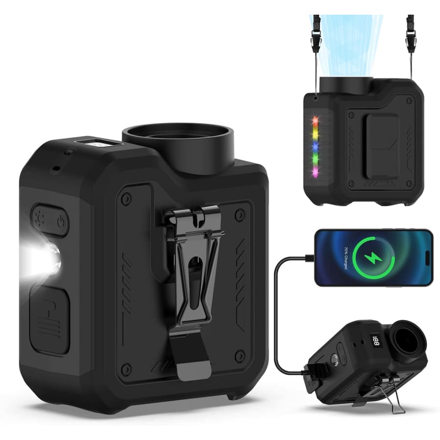 Portable Fan Flashlight: $24 w/ Prime