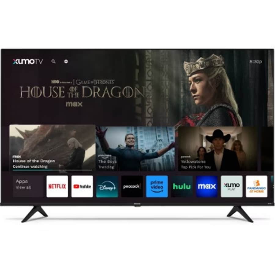 Hisense 55" Class 4K UHD Xumo Smart TV: $180