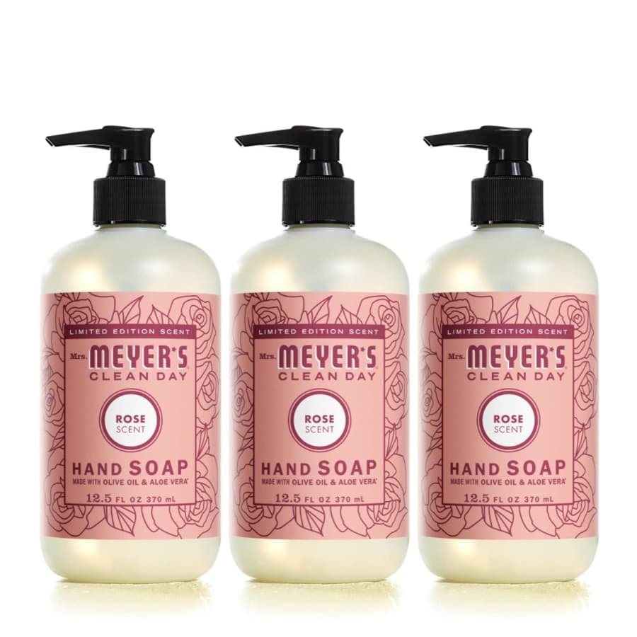 Mrs. Meyer's Clean Day 12.5-oz. Liquid Hand Soap 3-Pack: $12 via Subscribe & Save Mrs. Meyer's Clean Day 12.5-oz. Liquid Hand Soap 3-Pack: $12 via Subscribe & Save