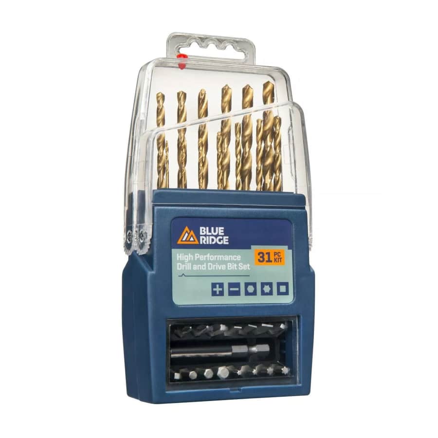 Blue Ridge 31-Piece High Performance Drill and Drive Bit Set: $12.79