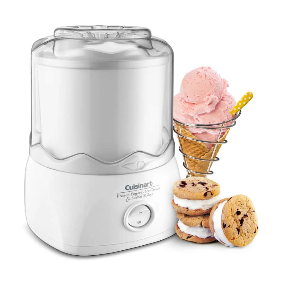Cuisinart 1.5-Quart Automatic Frozen Yogurt, Sorbet, & Ice Cream Maker: $49.98