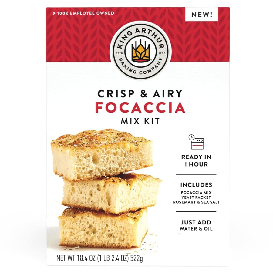 King Arthur Baking Company Crisp & Airy Focaccia Mix Kit: $3.69 via Sub & Save