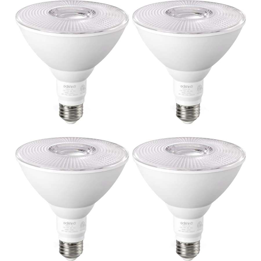 Edishine 120W LED Flood Light Bulbs 4-Pack: $21.99