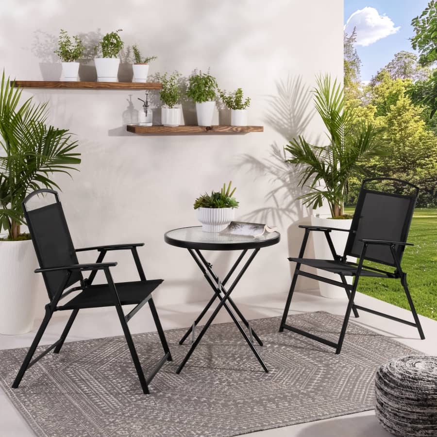 Mainstays Albany Lane 3-Piece Outdoor Bistro Set: $27 Mainstays Albany Lane 3-Piece Outdoor Bistro Set: $27